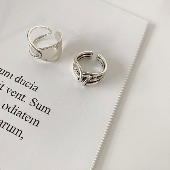 *NEW 925 Sterling Silver Open Adjustable Ring A2 - Picture 6 of 8